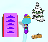 Play Gumball Snowboarding