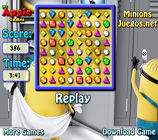 Play Minions Bejeweled