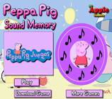 Play Peppa Pig Sound Memory