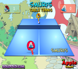 Play Smurfs Table Tennis