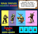 Play Ninja Turtles Colours Memory